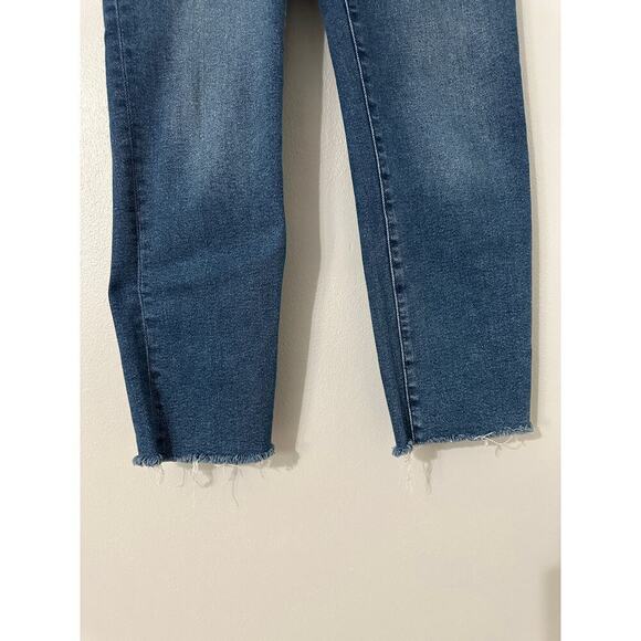 Women's J. Crew Stove Pipe Raw Hem  High Rise Jeans size 27 - Picture 2 of 5